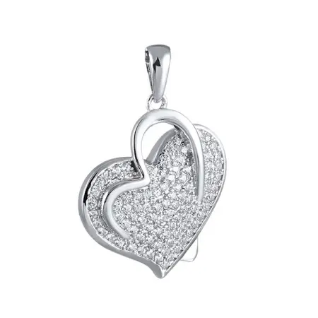 Серебряная подвеска «Сердце»