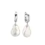 Серьги из серебра с барочным жемчугом