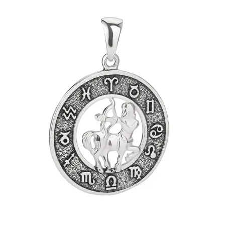 Серебряный кулон знак зодиака «Стрелец»