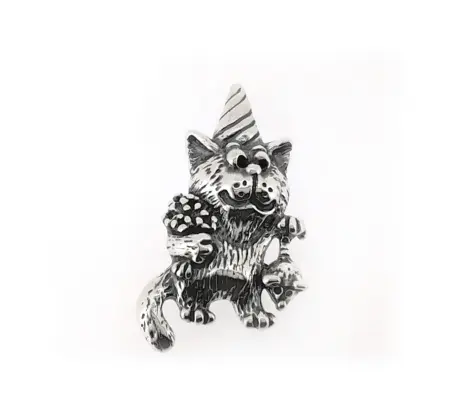 Подвеска из серебра «Поздравляю»