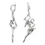 Серебряные серьги «Гимнастика»