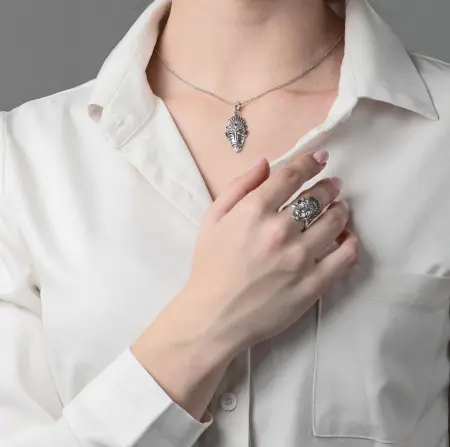 Подвеска из серебра «Колыбель человечества»