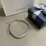 Брасоет из серебра (текстильное плетение)