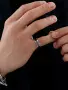 Серебряное кольцо с бриллиантом