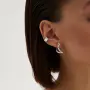 Серебряные серьги без вставок