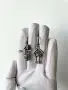 Серьги серебряные «Бабка-Ежка»