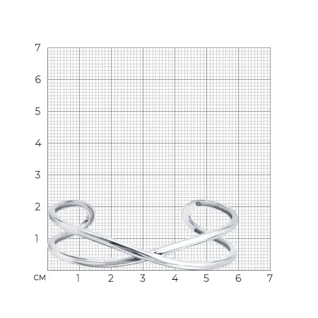 Браслет из серебра жёсткий