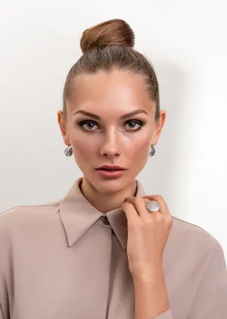 Серебряные серьги