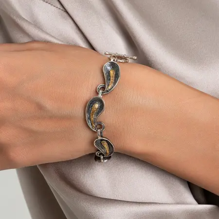 Серебряный браслет «Калла»