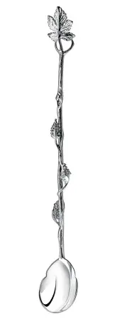 Серебряная ложка для напитков «Виноград»