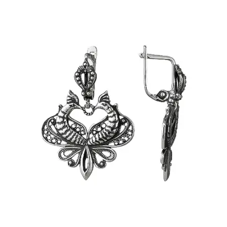 Серебряные серьги