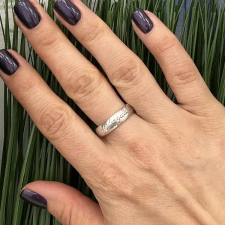 Серебряное кольцо Всевластия "Фродо"