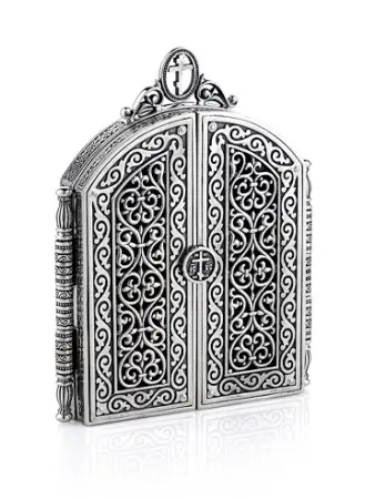 Серебряный складень «Святая Троица»