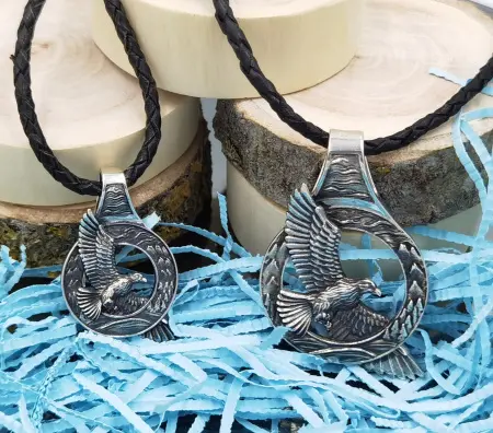 Подвеска серебряная «Парящий Орел»