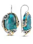 Серебряные серьги с бирюзой