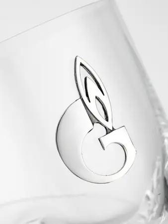 2 стакана для виски «Газпром» с серебром