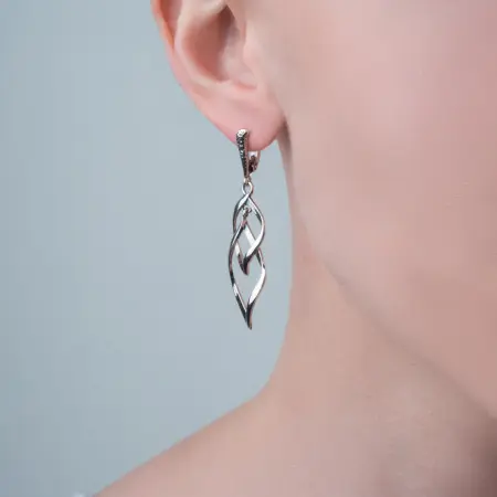 Серебряные серьги «Эфир»