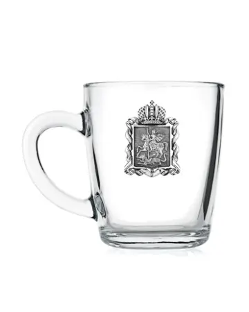 Чайная кружка с серебром «Московская область»