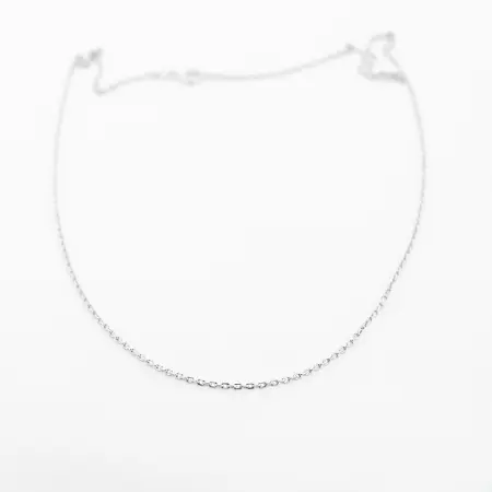 Цепь серебряная «Якорная»