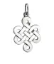 Серебряный кулон «Узел Будды»