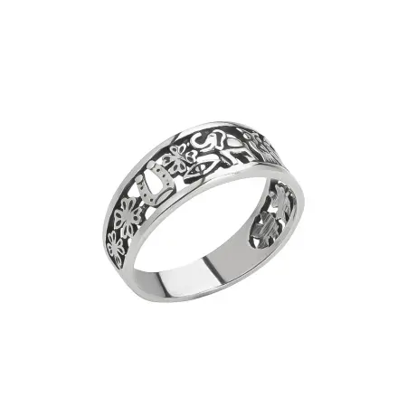 Кольцо из серебра «Удача»