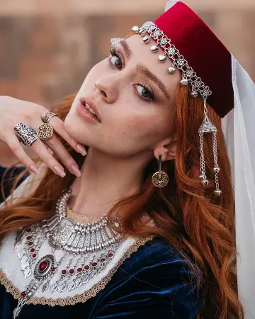 Серьги из серебра с позолотой