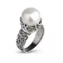 Серебряное кольцо с жемчугом