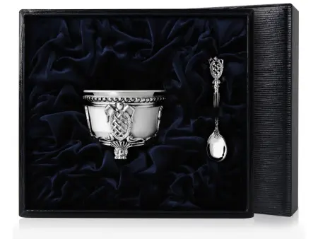 Солонка «Меценат» №1 и ложка