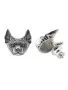 Серебряные серьги «Коты»