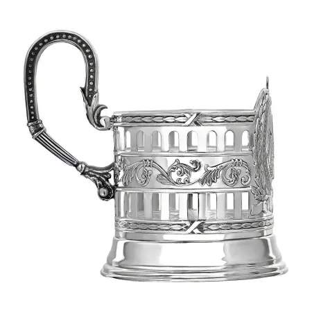 Серебряный подстаканник «Мосты Санкт-Петербурга»