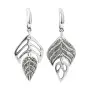 Серьги из серебра «Листочки»