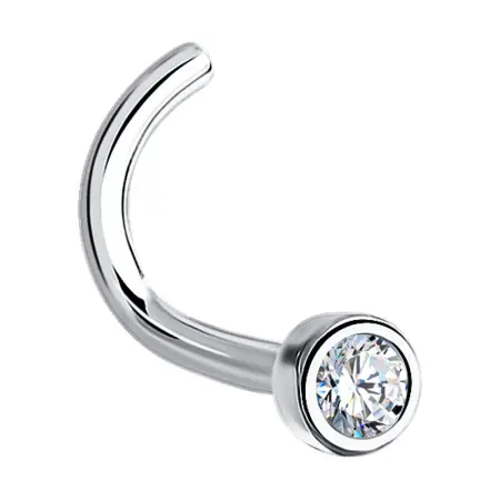 Пирсинг для носа из серебра