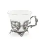 Чашка чайная «Симфония» серебро и фарфор