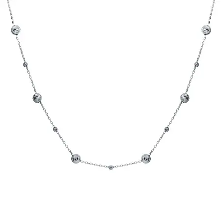 Серебряное колье