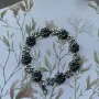 Серебряный браслет «Цветочки»