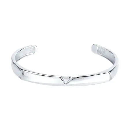 Серебряный жёсткий браслет