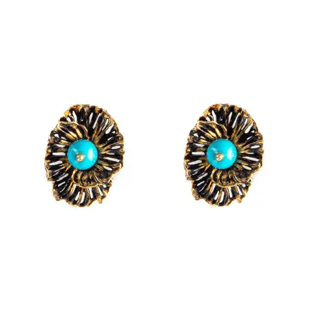 Серебряные серьги «Фриволите»