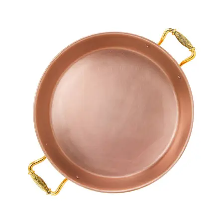 Медный таз для варенья 4,5 л «Лист»