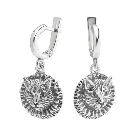 Серьги из серебра «Вельможа»