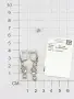 Серебряные серьги с бриллиантом
