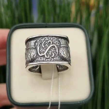 Серебряное кольцо «Чертополох»