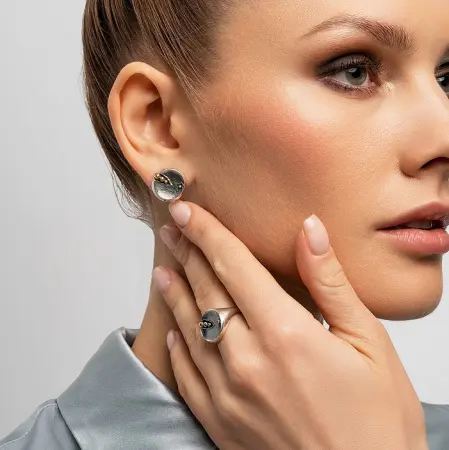 Серьги из серебра