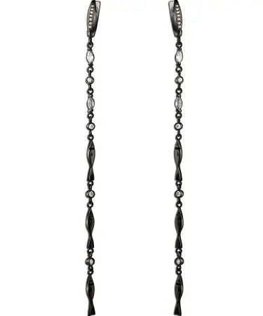 Серебряные серьги с фианитами