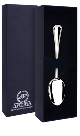 Серебряная кофейная ложка «Элегант»