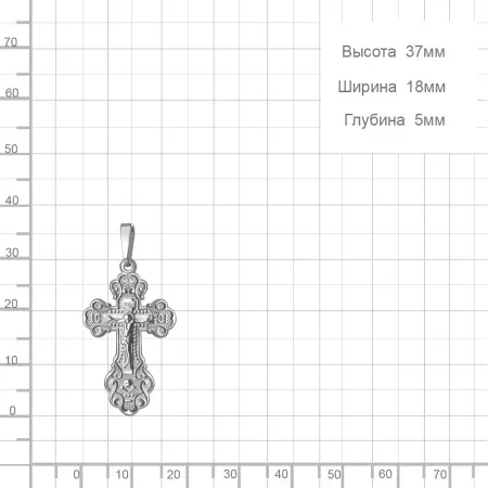 Крест из серебра