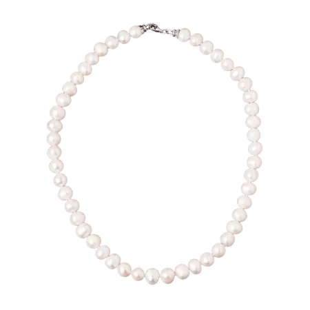 Бусы из серебра с жемчугом