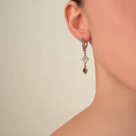 Серебряные серьги «Хоровод»