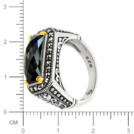 Серебряное кольцо ALEXANDRE VASSILIEV с лабрадоритом