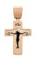 Крест с распятием позолоченный