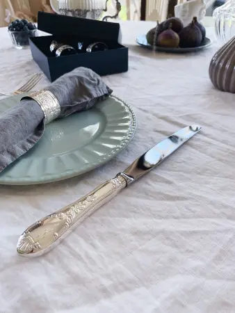 Серебряный набор «Престиж» столовая вилка и нож